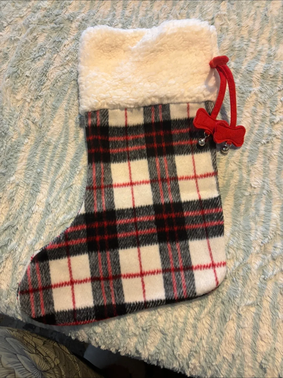 Bailey & Bella Plaid Christmas Stocking image indicator(2)