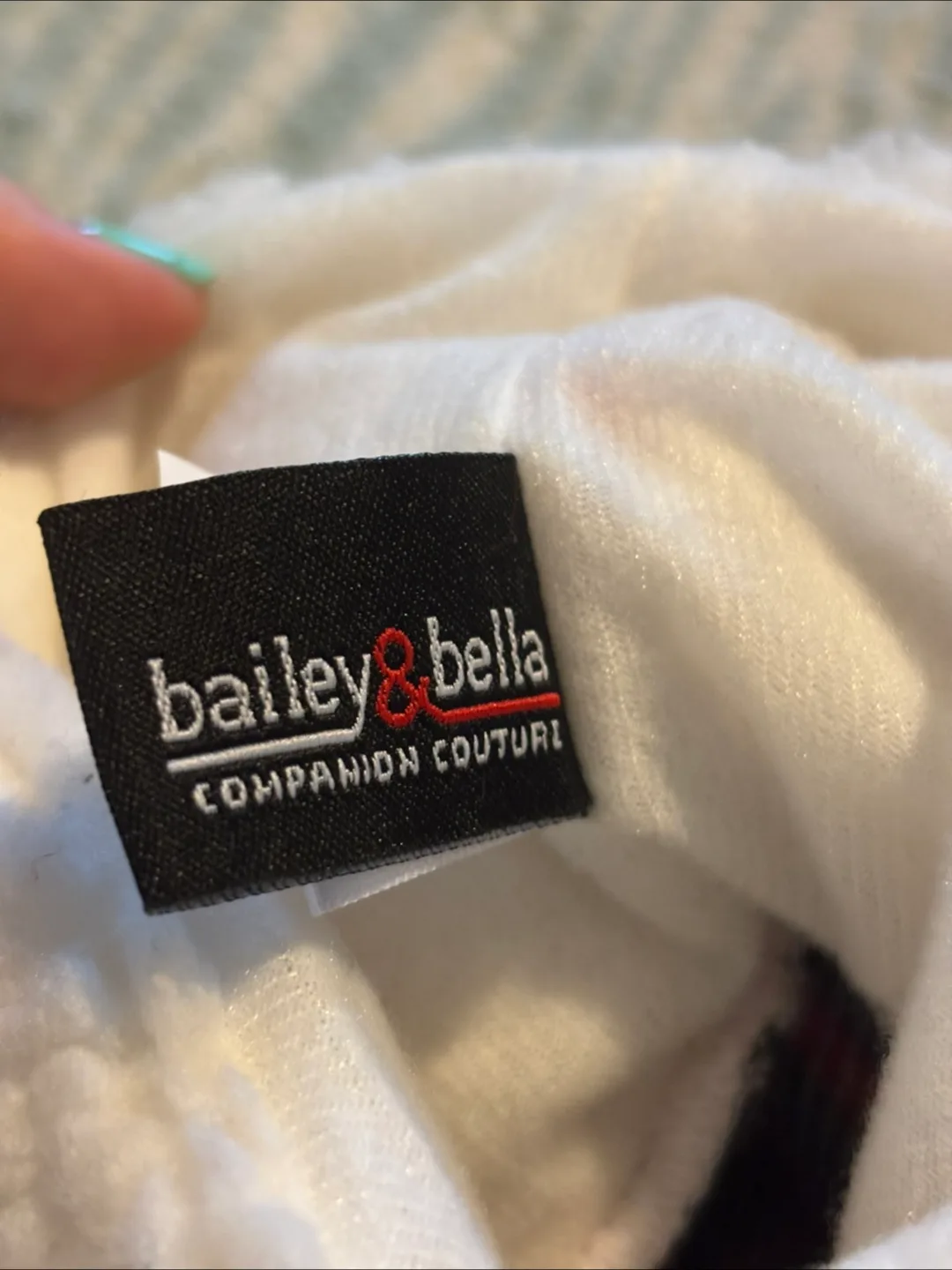 Bailey & Bella Plaid Christmas Stocking image indicator(3)