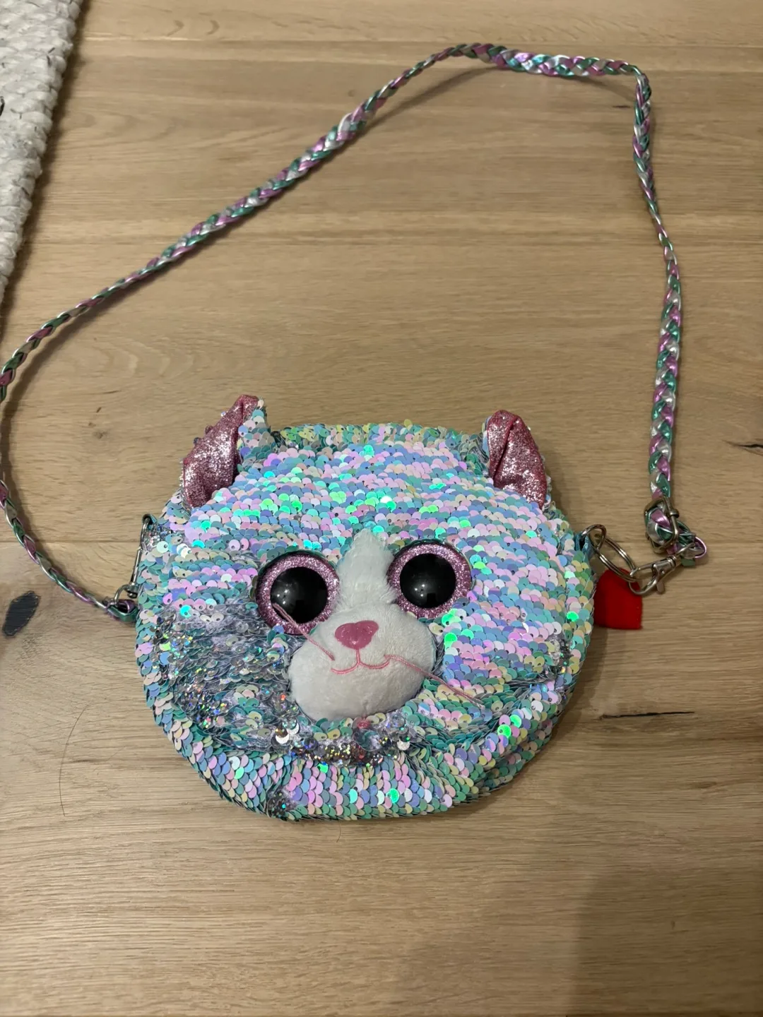 Ty Fashion Sequin Purse - Cat image indicator(2)