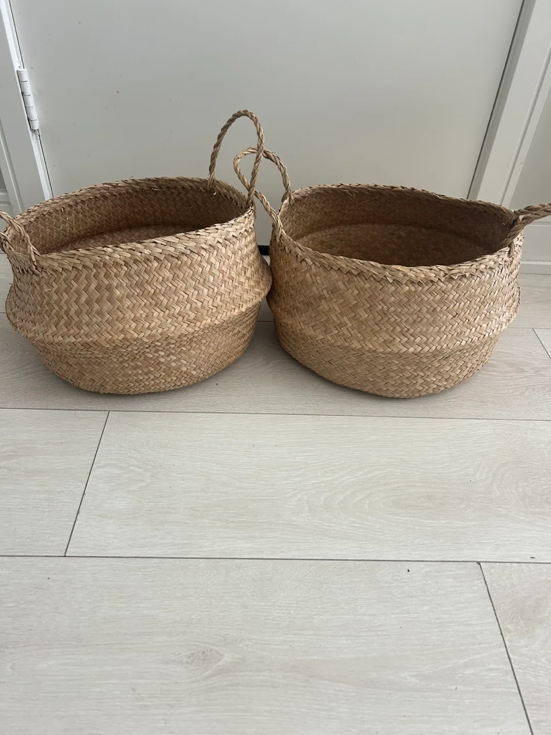 Woven Storage Baskets - Set of 2 thumbnail