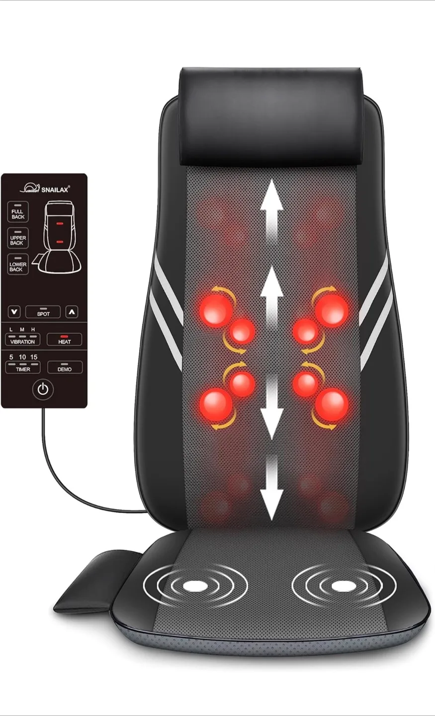 Snailax Massage Seat Cushion with Heat thumbnail