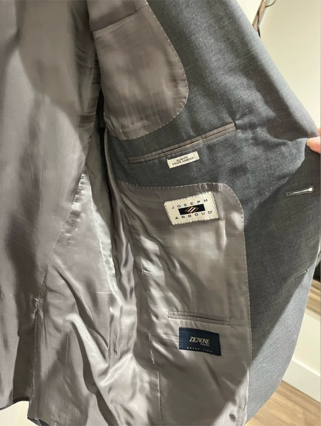 Joseph Abboud Grey Suit Jacket image indicator(4)