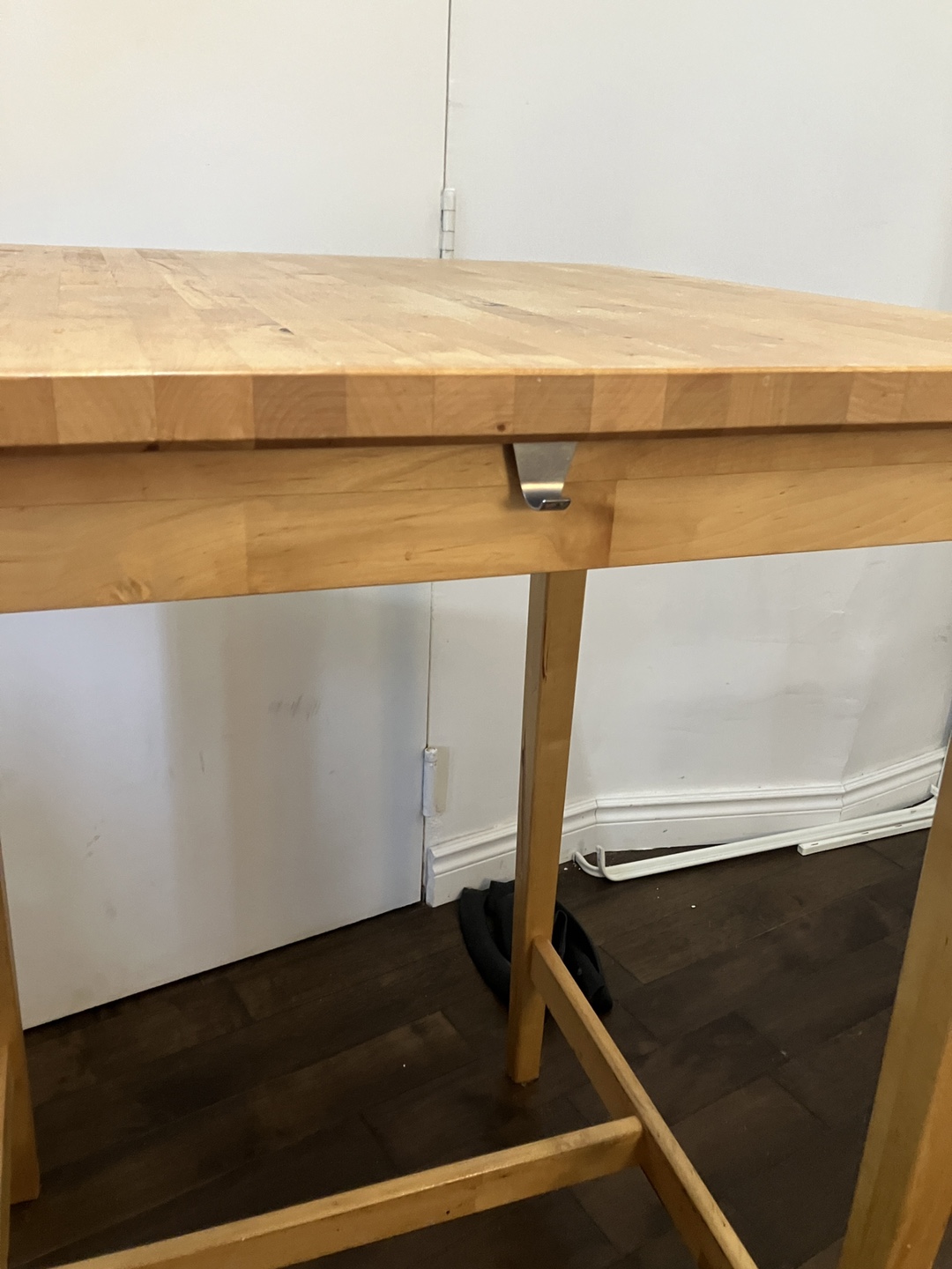Bar height table wood - photo 2