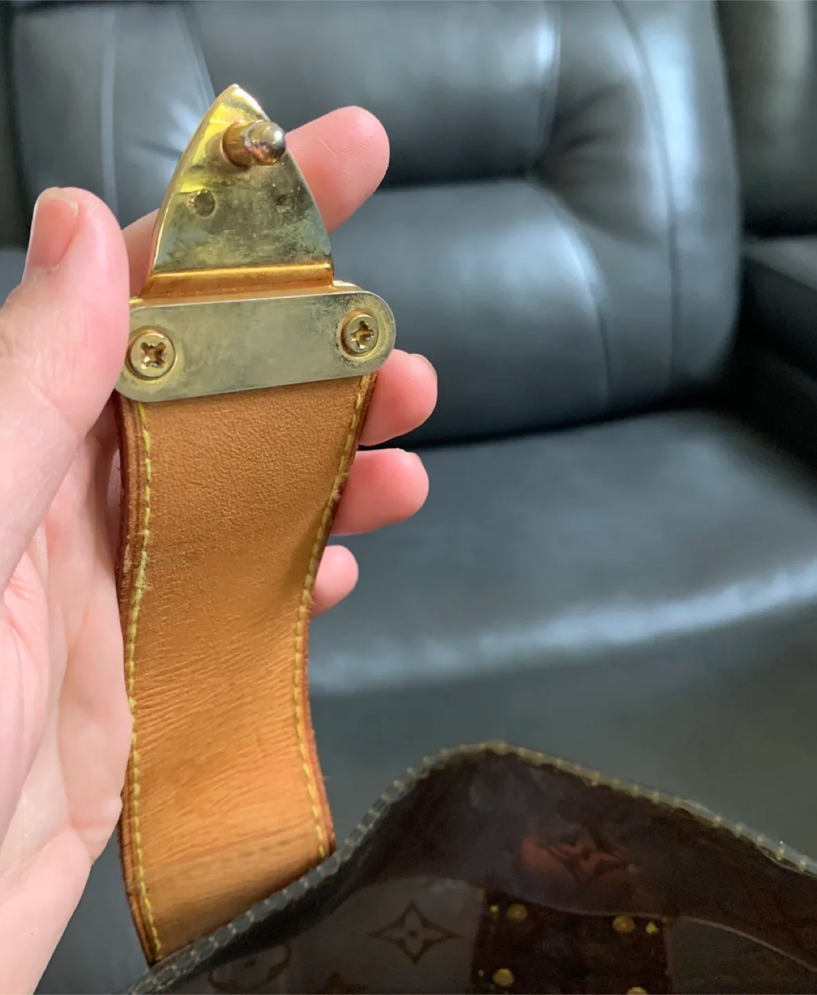 LV Vintage and Rare Transparent Tote image indicator(5)