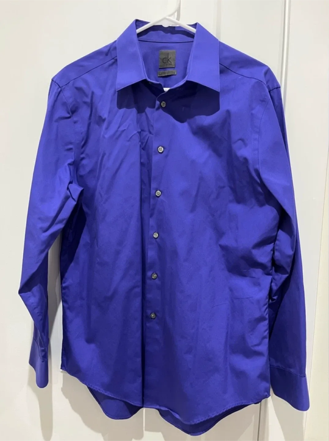 Calvin Klein Purple Dress Shirt thumbnail