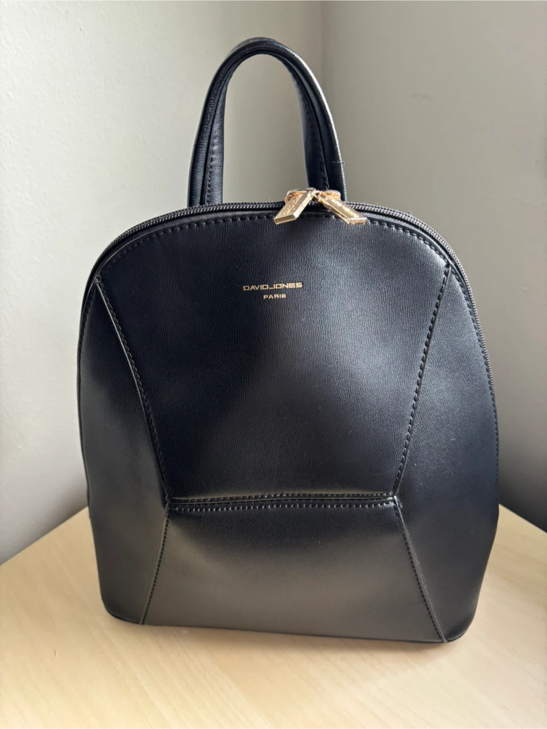 David Jones Black Mini Backpack