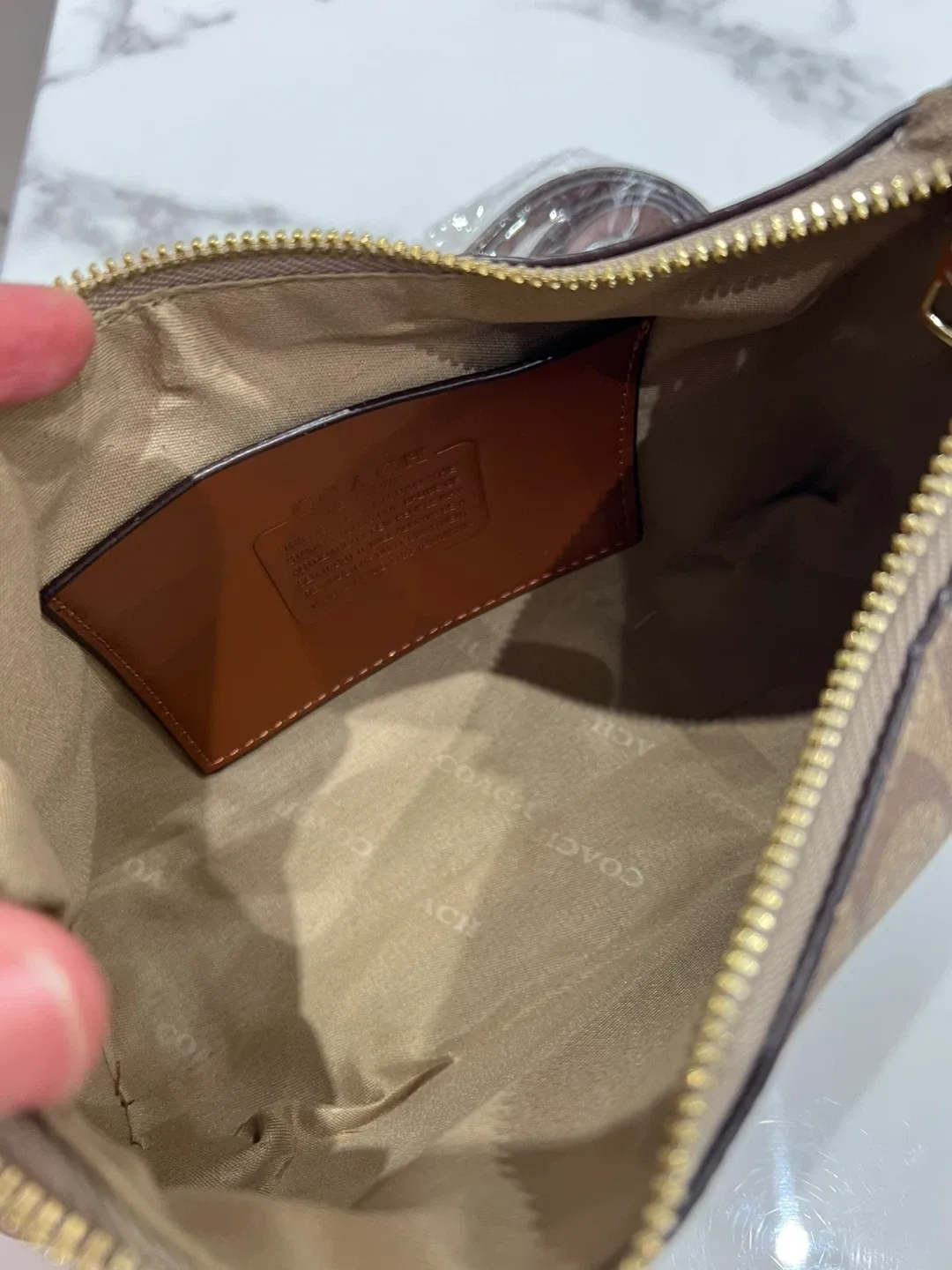 Coach Demi Hobo Bag in Signature Jacquard image indicator(5)