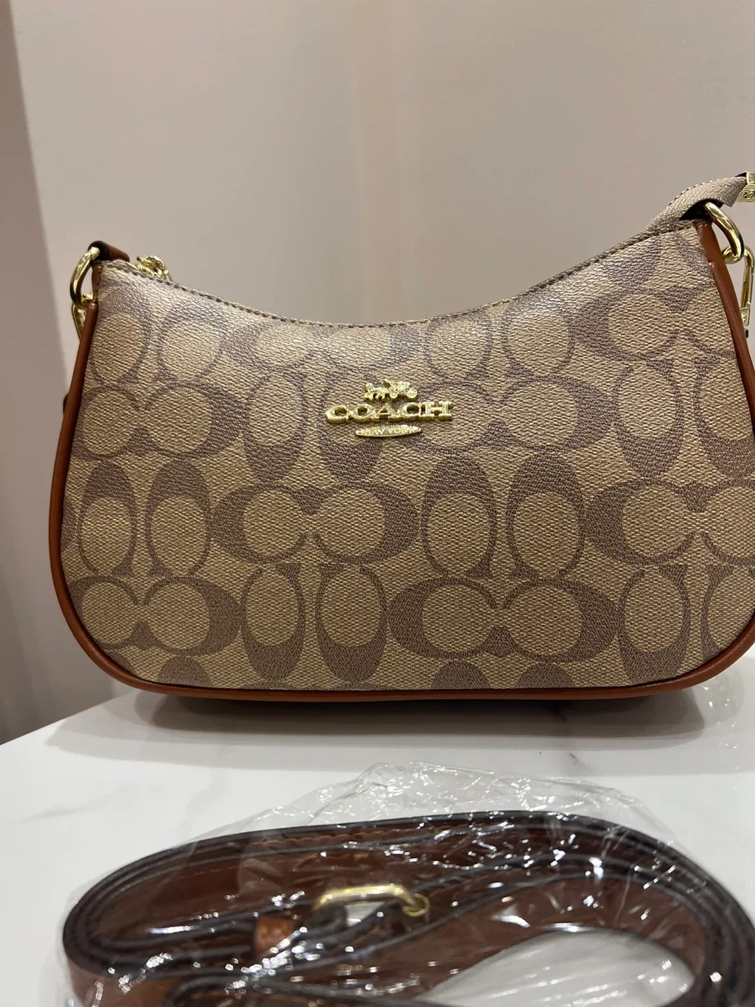 Coach Demi Hobo Bag in Signature Jacquard image indicator(3)