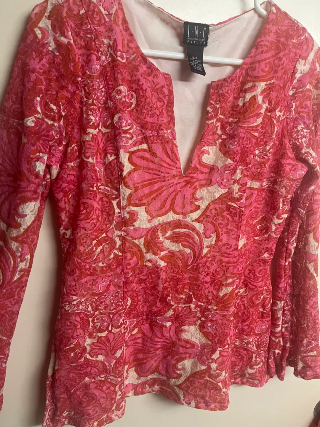 Floral Blouse Size S/M thumbnail