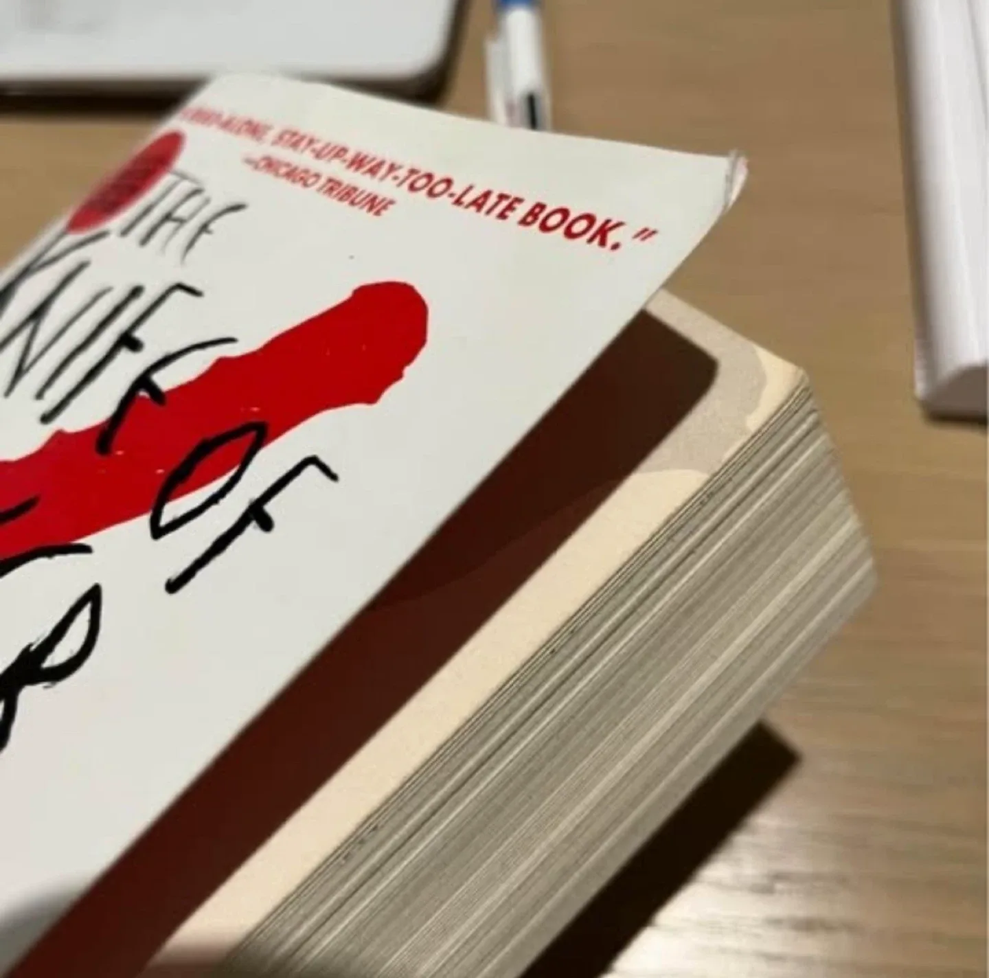 5/$10 📚 THE KNIFE OF NEVER LETTING GO by Patrick Ness image indicator(4)