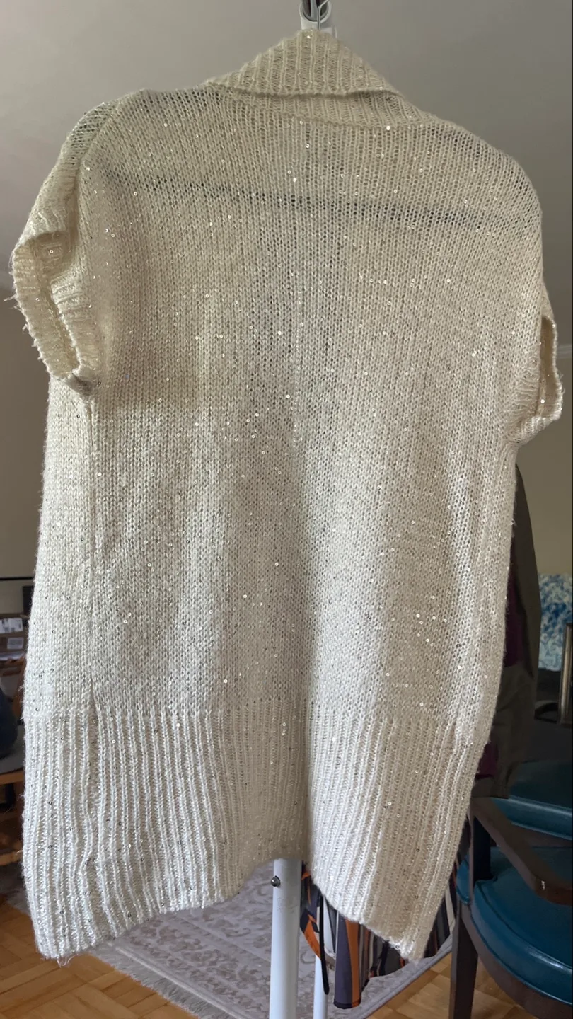 Guess Cream Knit Cardigan image indicator(5)