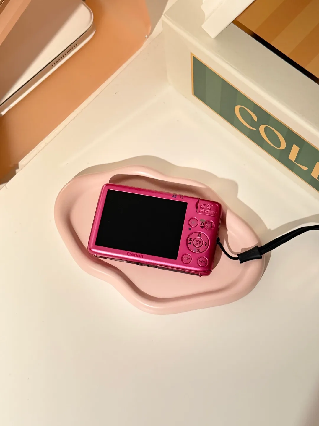 Canon PowerShot SD1400 IS Digital ELPH Pink Camera image indicator(2)