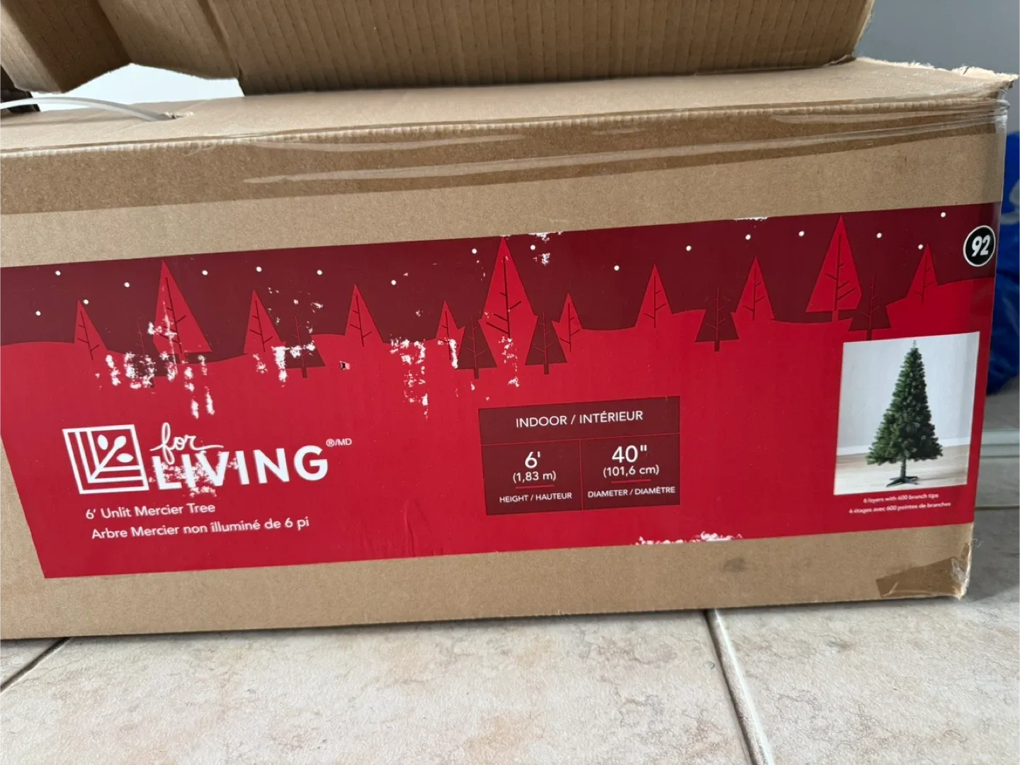 Christmas tree with all the decorations thumbnail