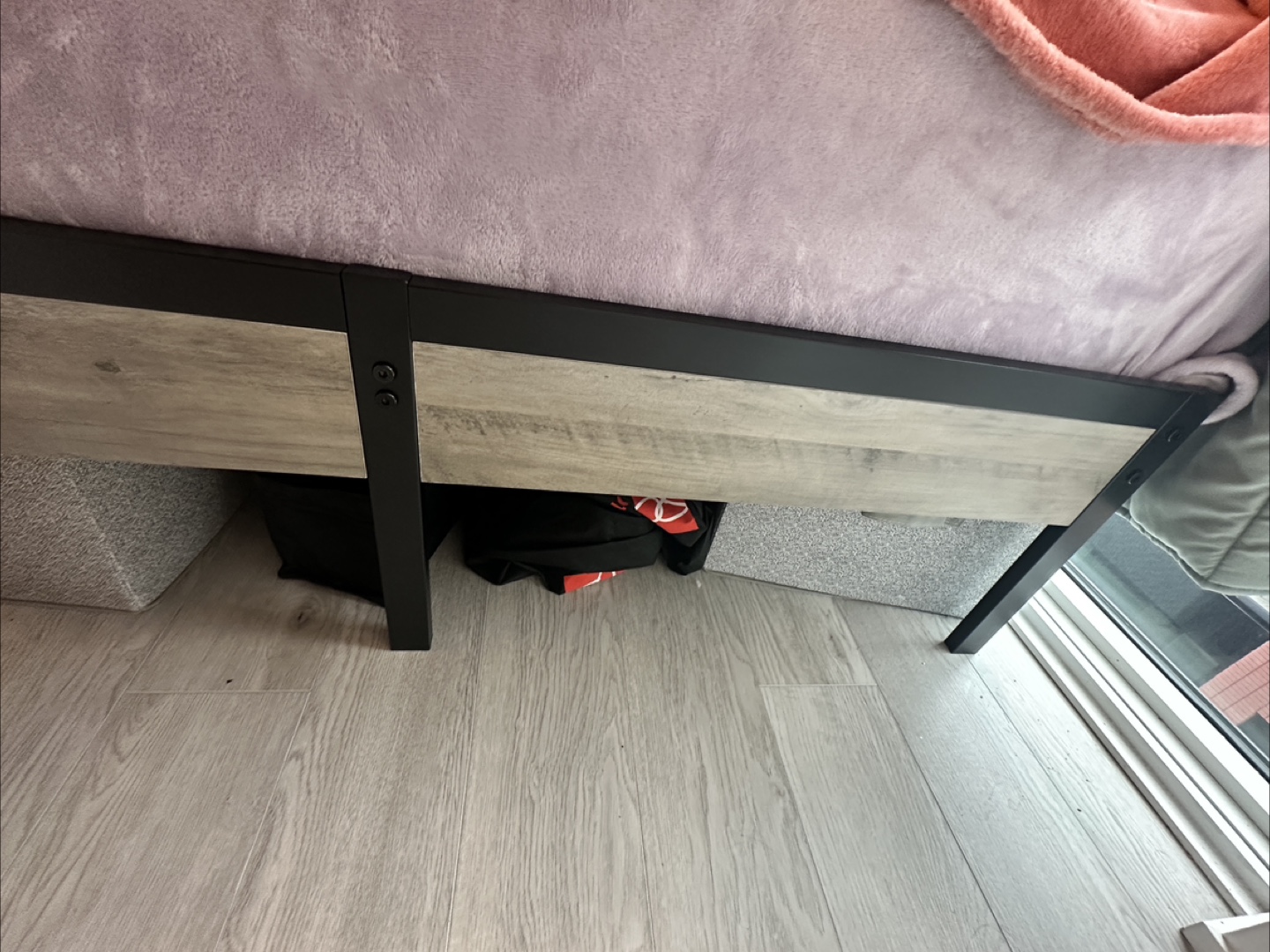 Full Bed Frame with USB Ports, lights and headboard - photo 5