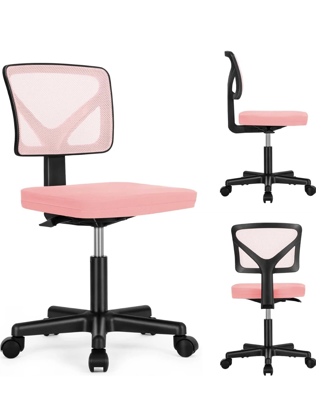 Pink Mesh Office Chair - photo 2
