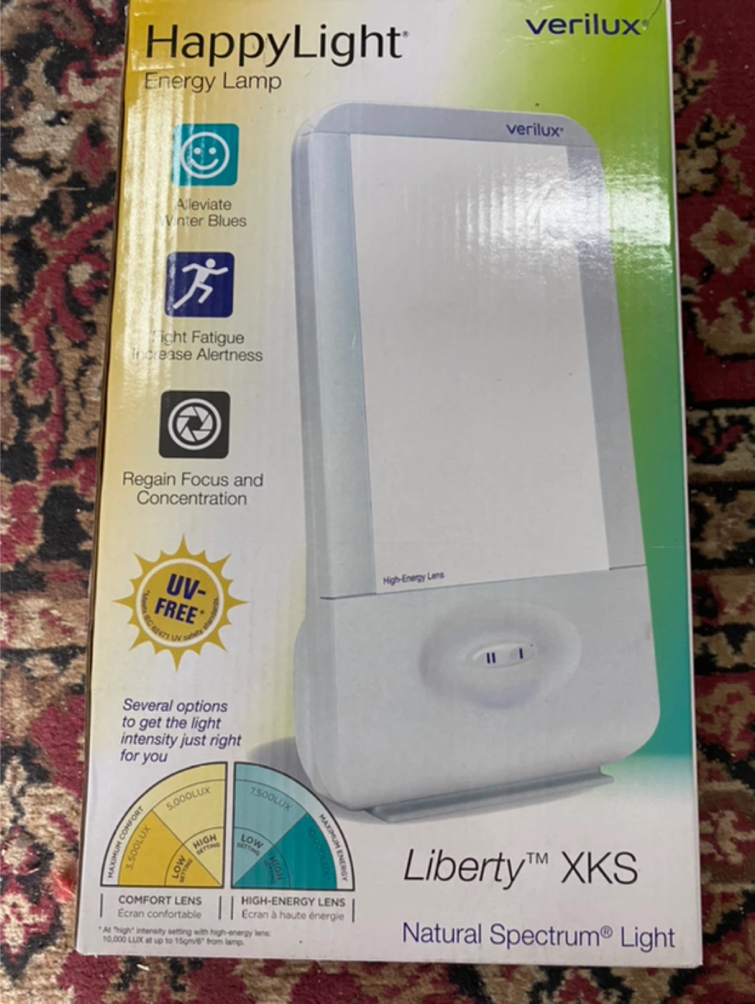 Verilux HappyLight Liberty XKS Energy Lamp