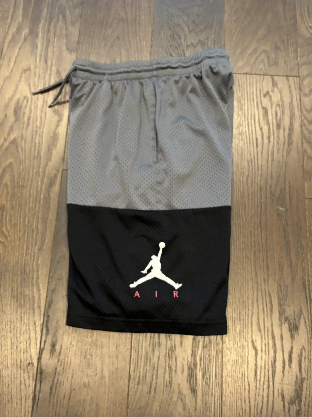 Jordan Two-Tone Mesh Shorts - Black & Grey thumbnail