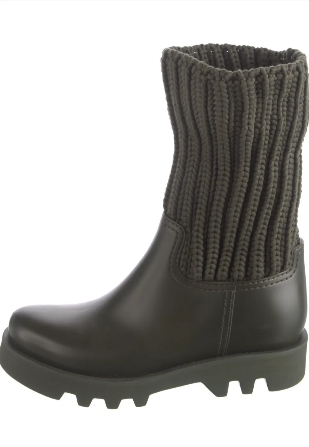 Moncler Ginette Knit Cuff Rain Boots - Size 40 image indicator(8)