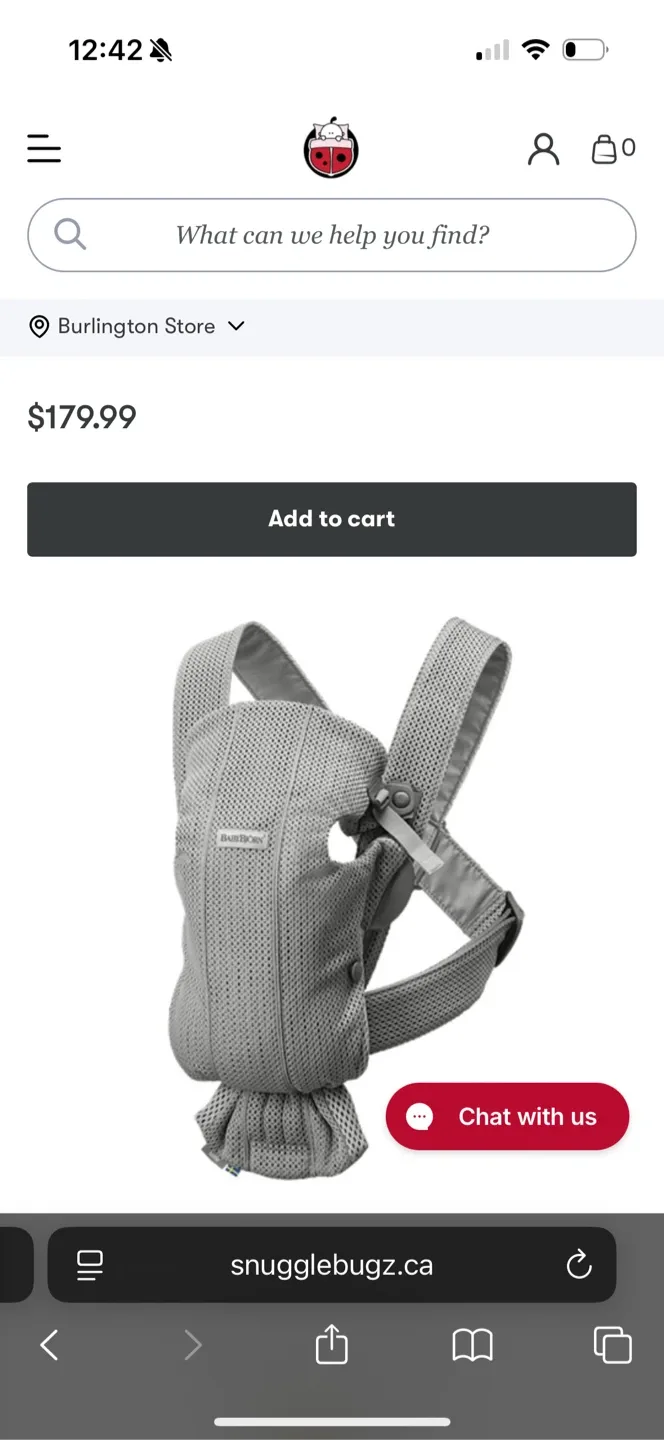 BabyBjorn Mesh Baby Carrier for up to 12 months- Grey image indicator(7)
