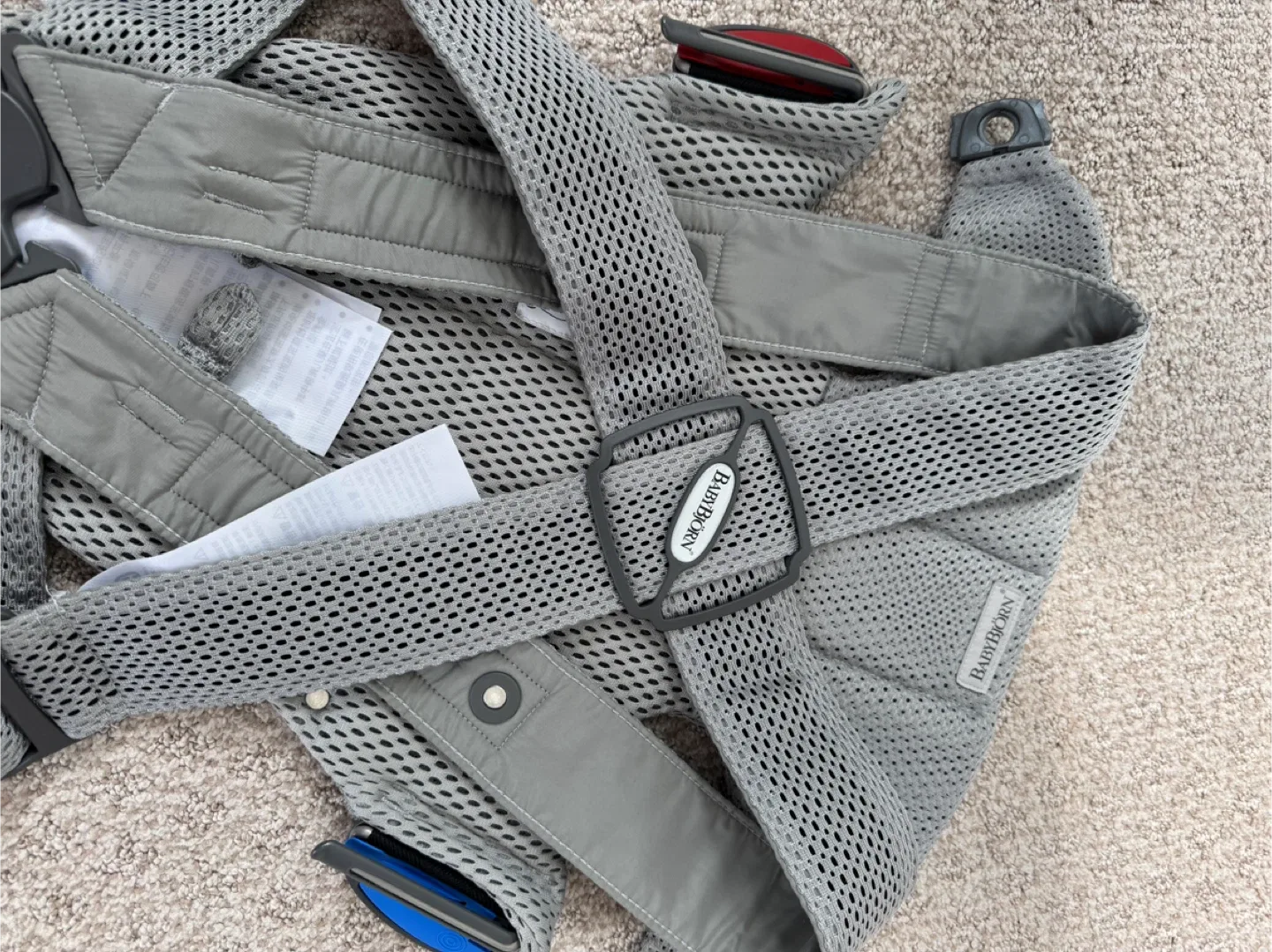 BabyBjorn Mesh Baby Carrier for up to 12 months- Grey image indicator(5)