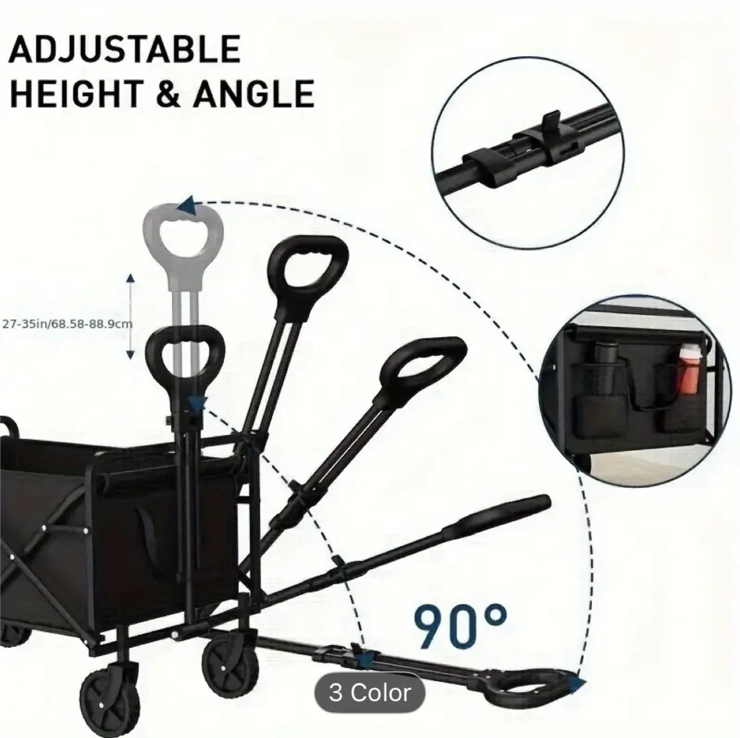 Mac Sport XL Folding Wagon with Brakes - BabyNee image indicator(6)