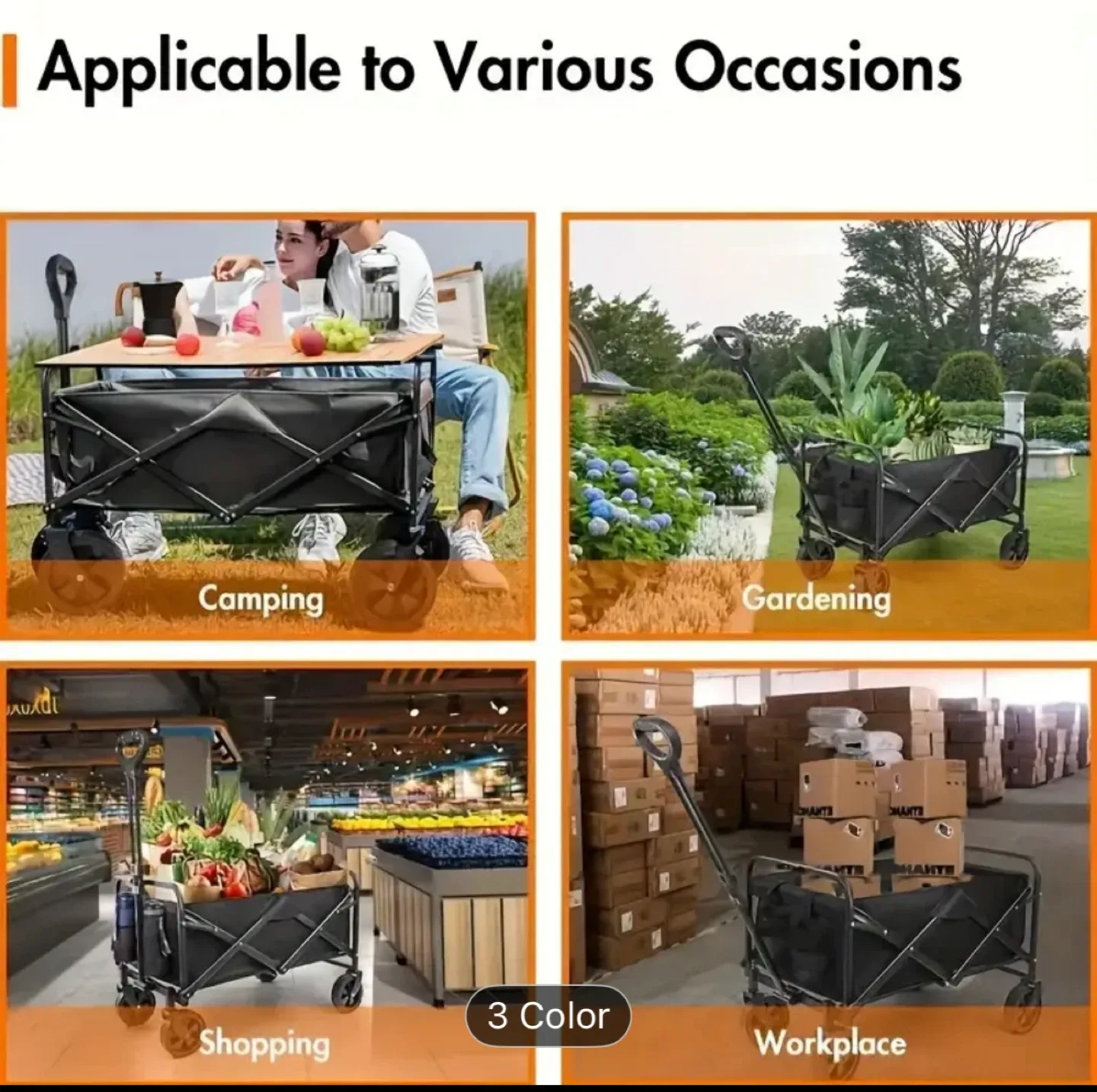 Mac Sport XL Folding Wagon with Brakes - BabyNee image indicator(5)