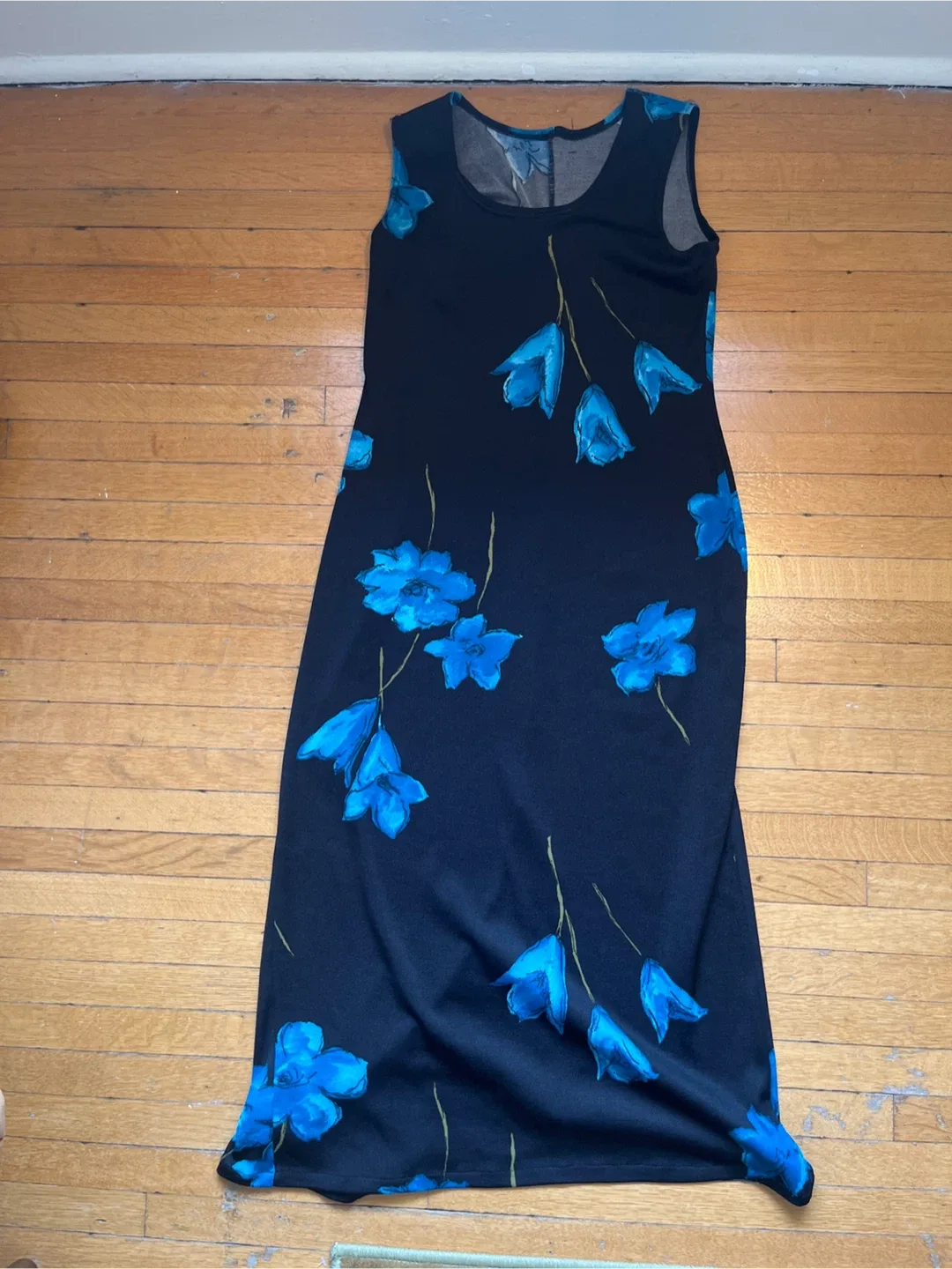 Floral Sleeveless Maxi Dress thumbnail