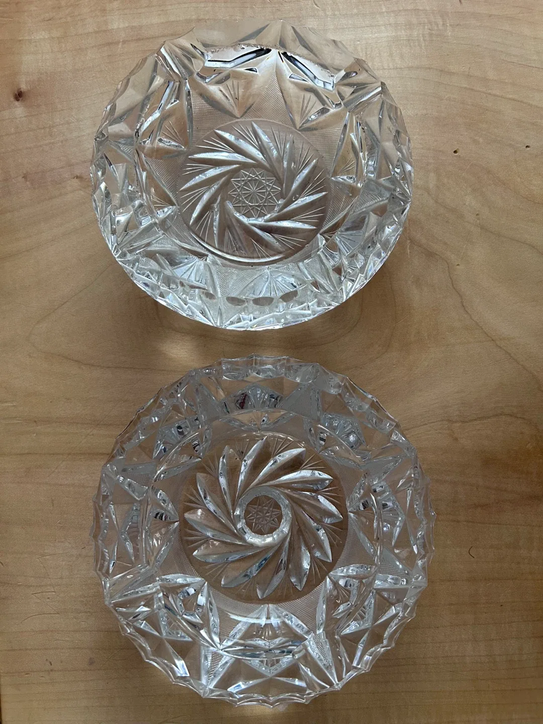 Two Crystal Ashtrays thumbnail