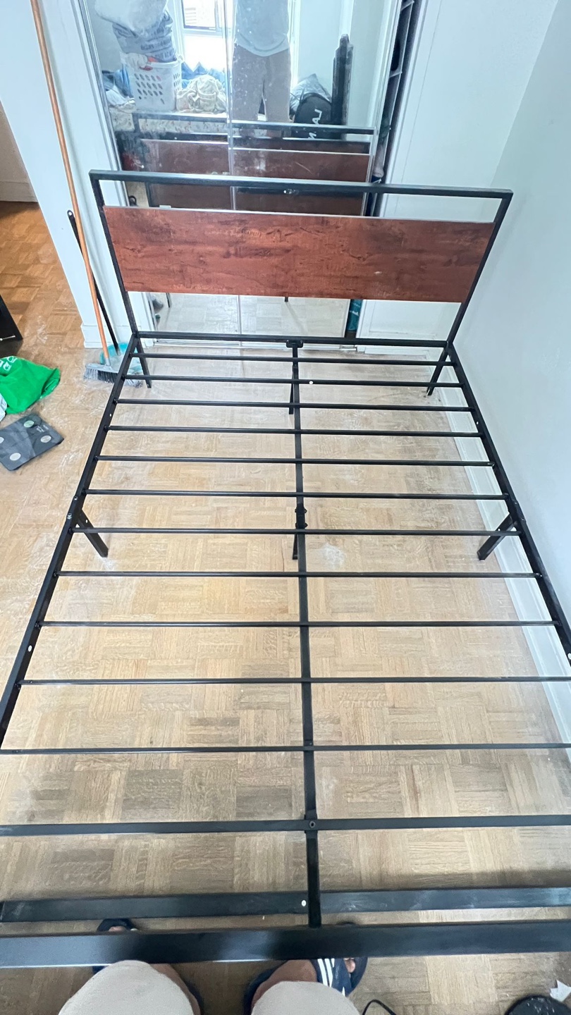Unopened Brand New Queen Mattress with BedFrame - photo 3