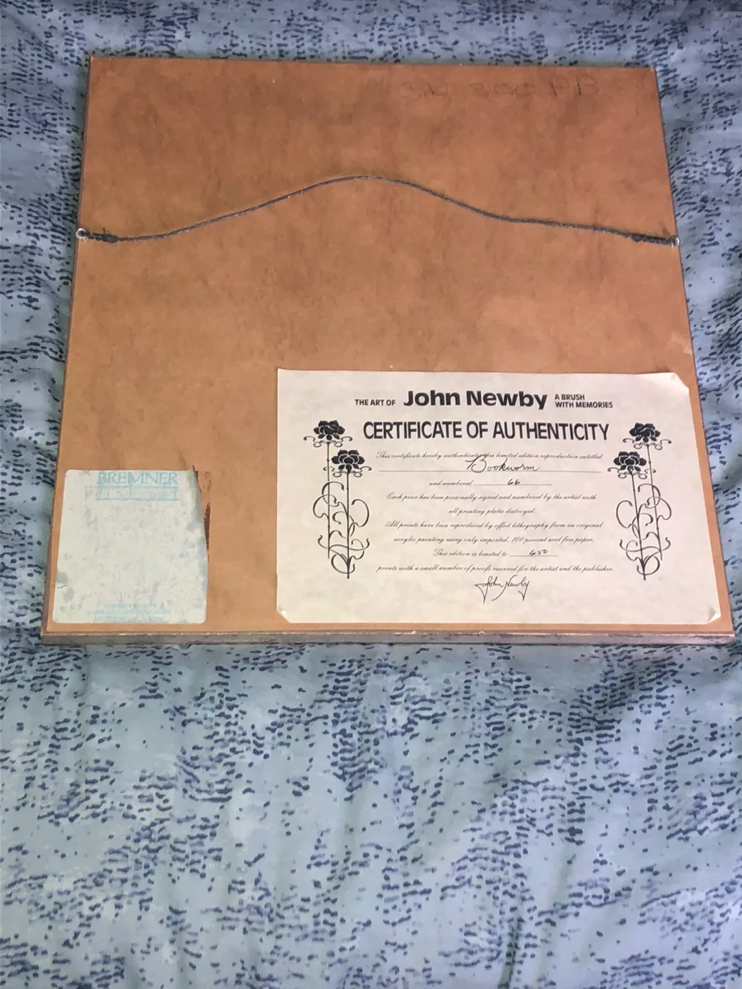 John Newby 'Bookworm' Framed Art Print image indicator(2)