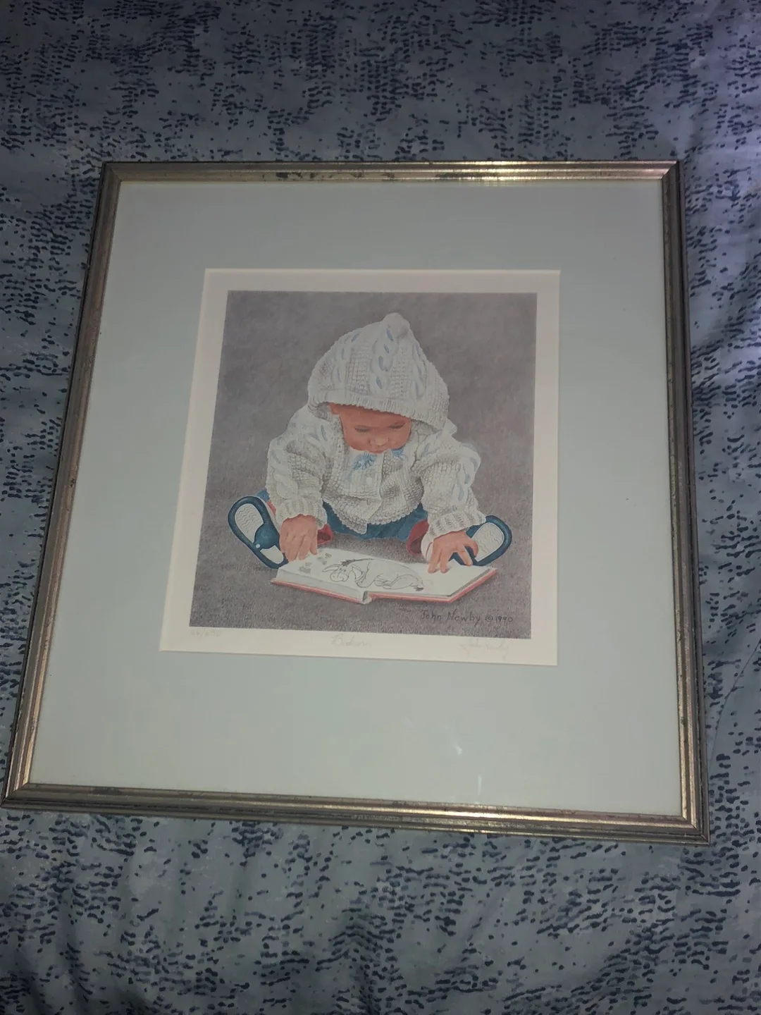 John Newby 'Bookworm' Framed Art Print thumbnail
