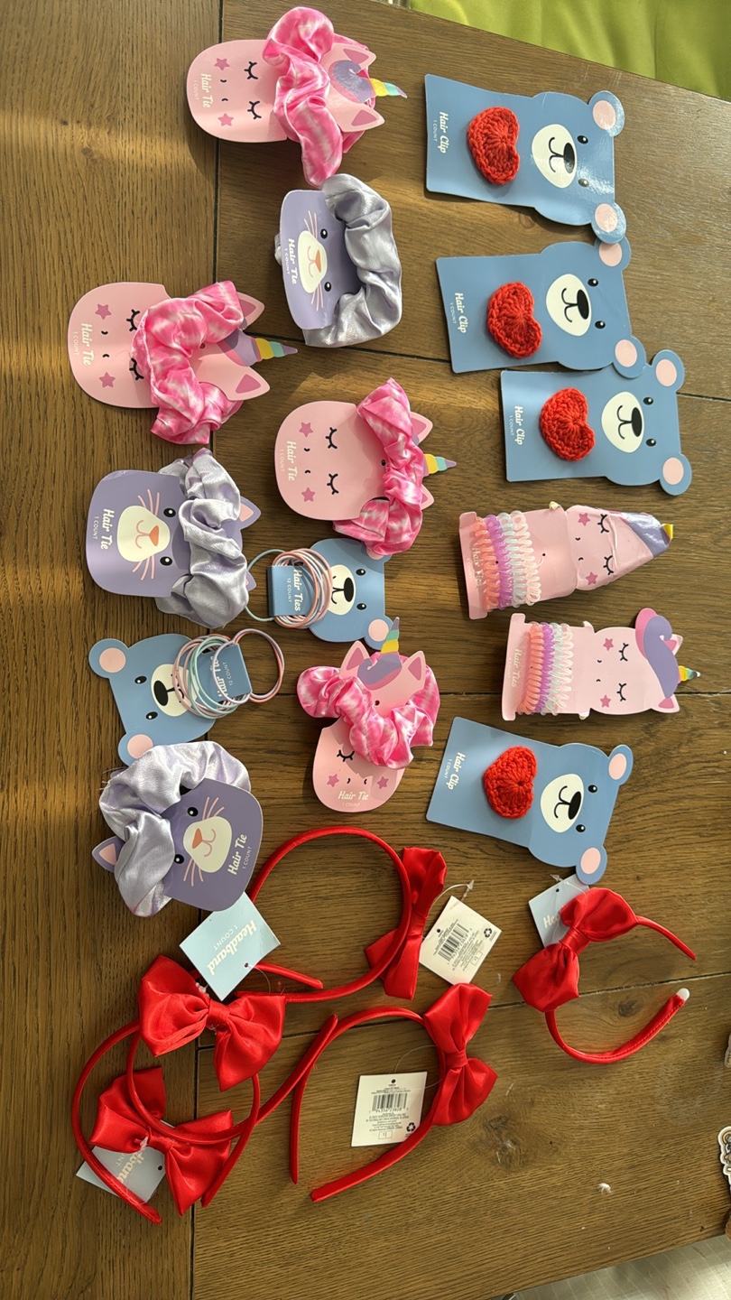 Hair Ties, Hair Clips & Headbands