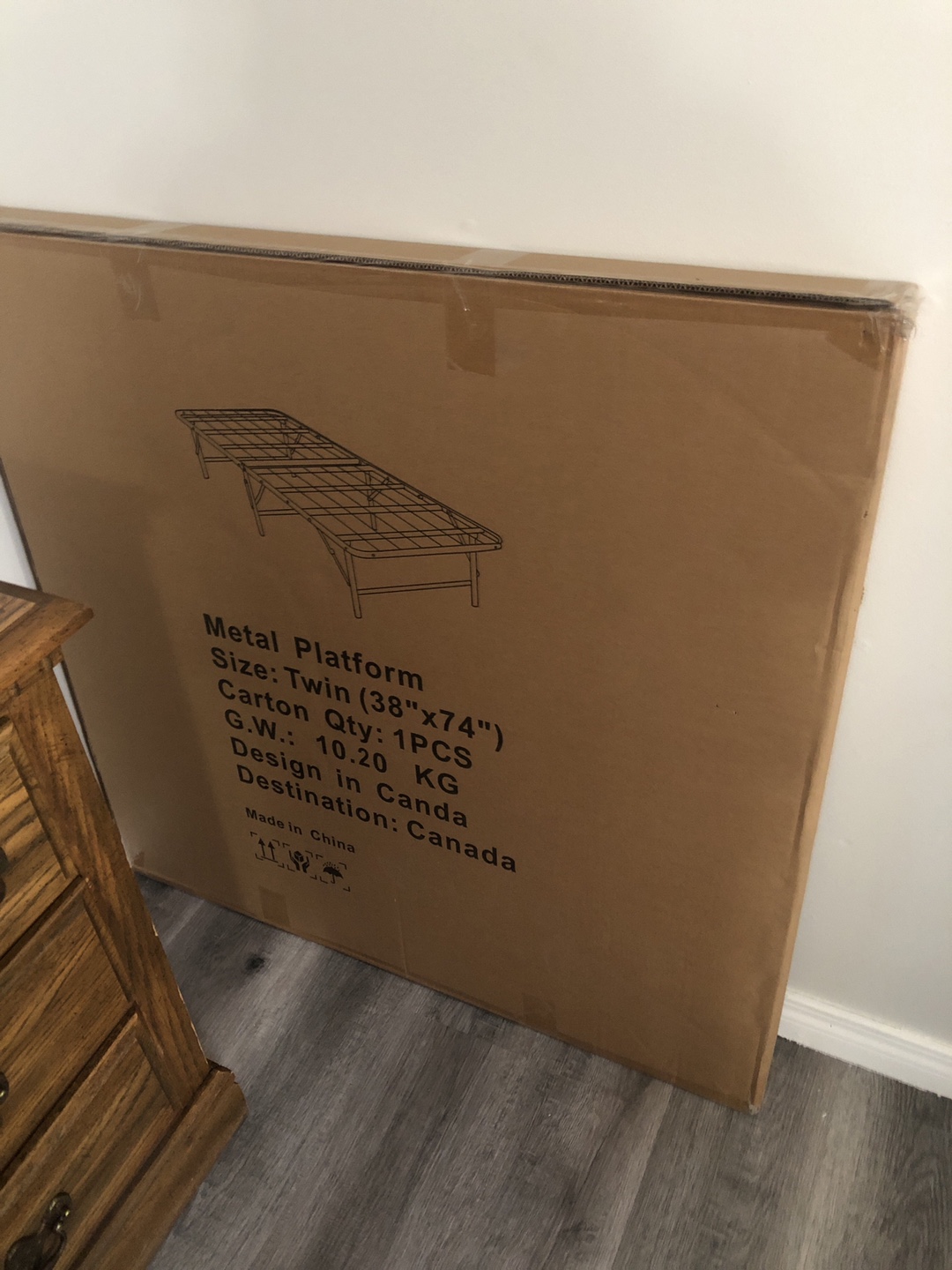 New Twin Metal Platform Bed Frame (38"x74") BRAND NEW - photo 2