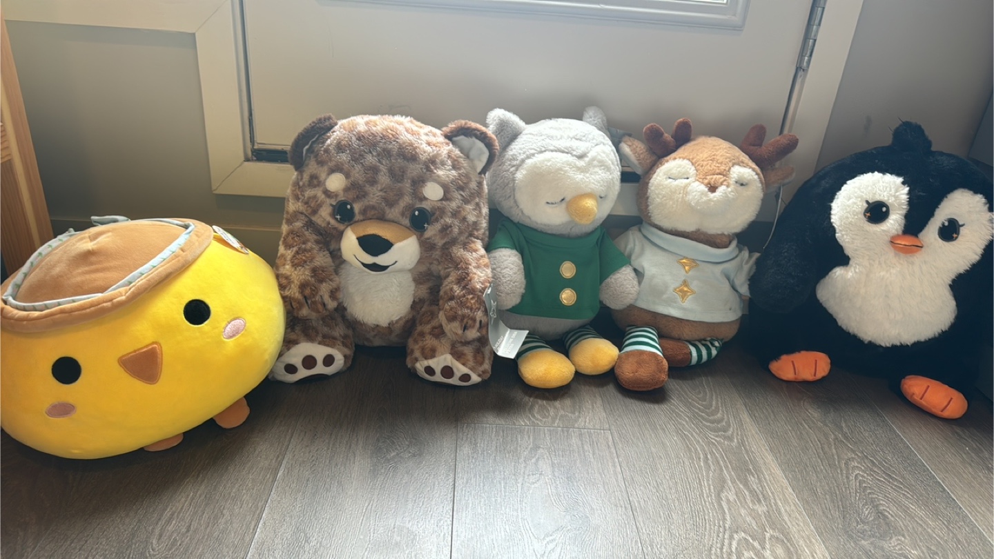 Plush Animal Pillows - Assorted Styles each $10 brand new