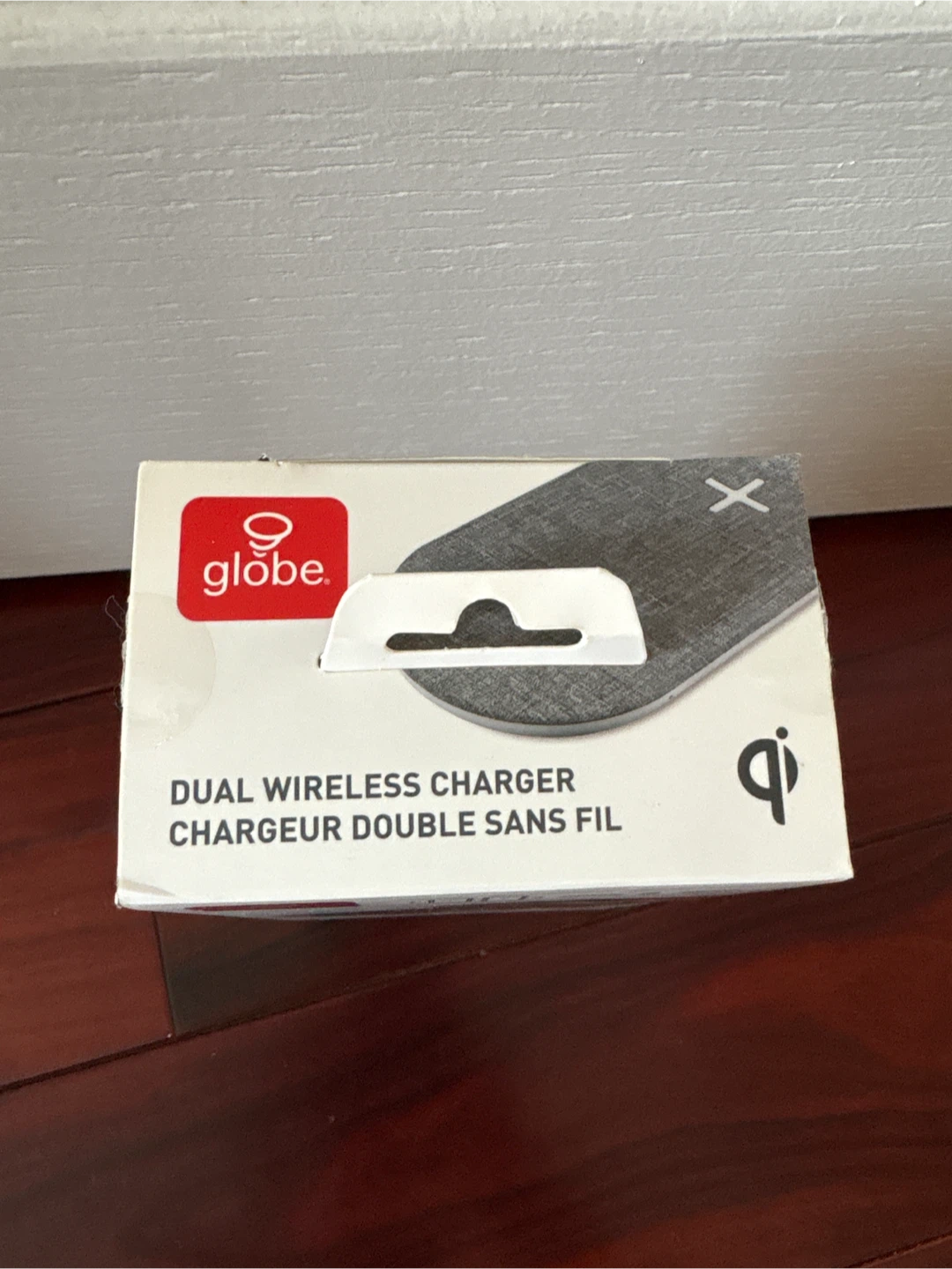 New Globe Dual Wireless Charger - Fabric Grey White - photo 4