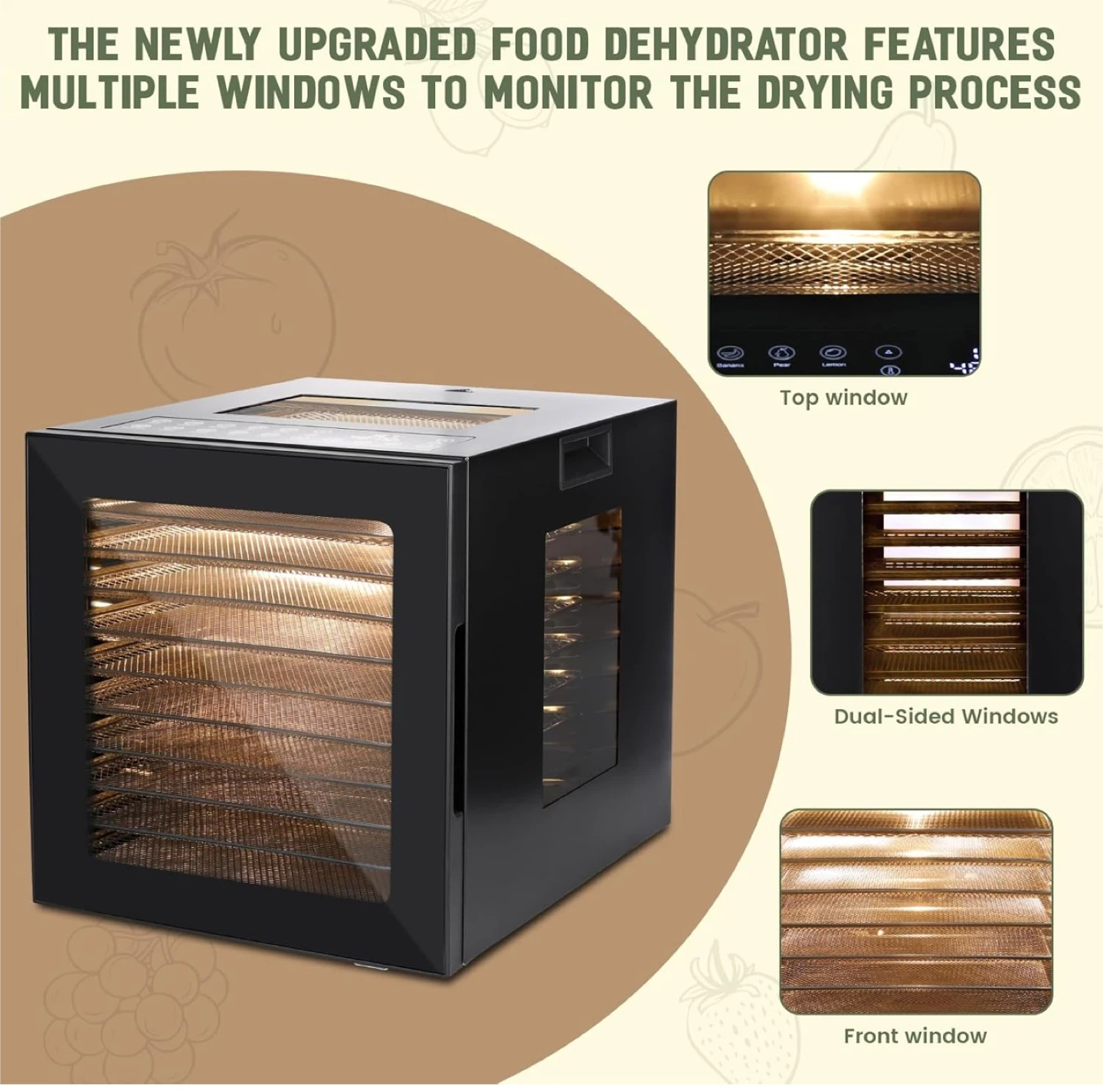 Heneat 10-Tray Food Dehydrator - photo 4