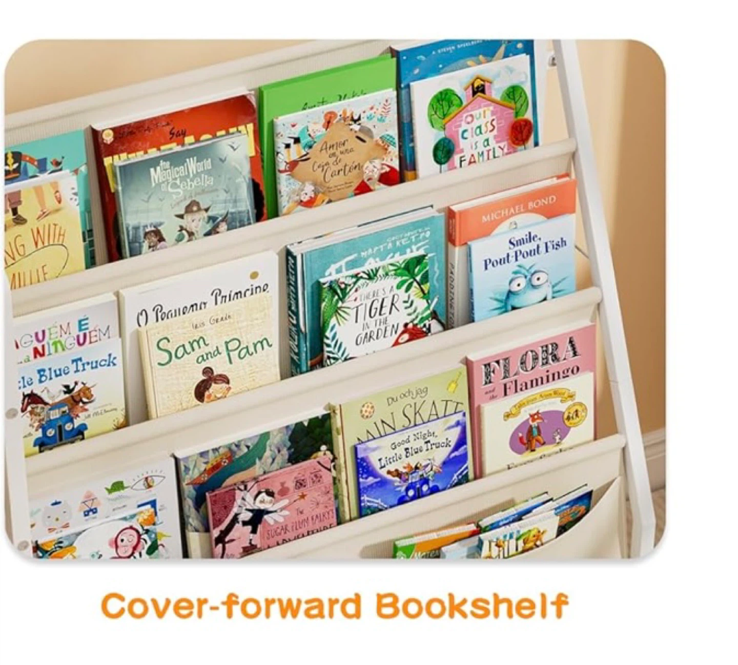 White Cover-Forward Bookshelf - photo 3