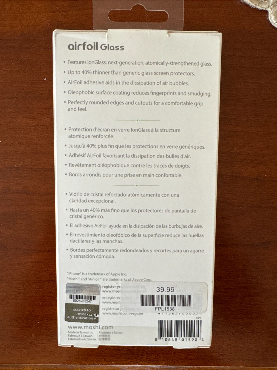Moshi Airfoil Glass iPhone 7/6s/6 Screen Protector - photo 2