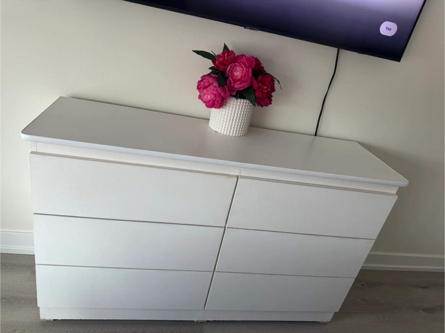 Ikea White 6-Drawer Dresser - photo 2