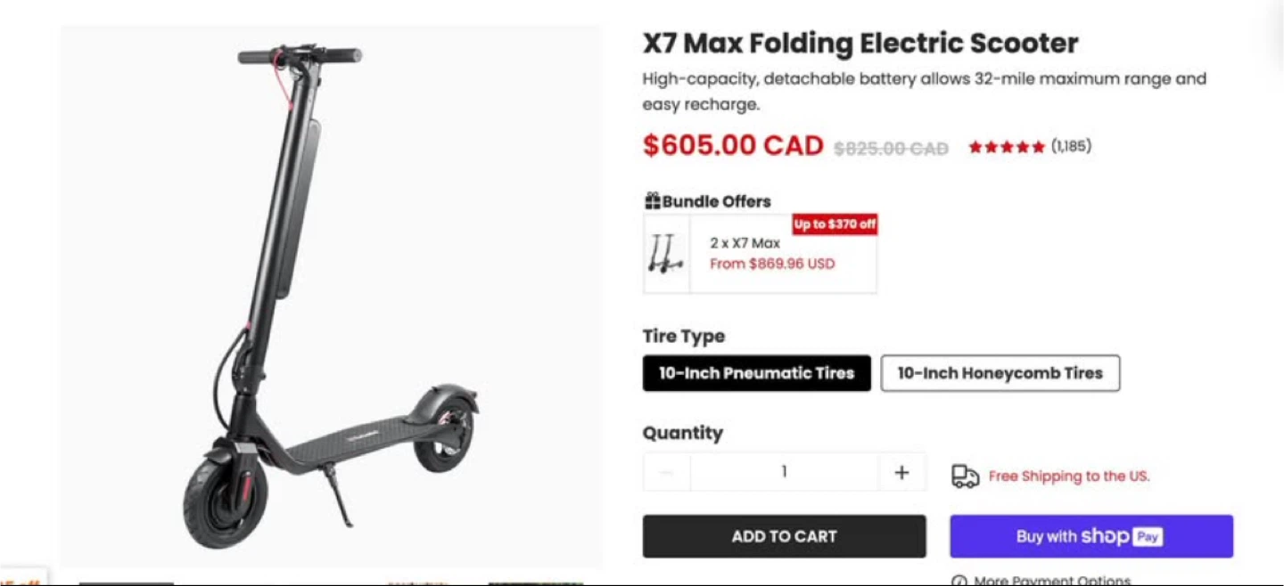 Electric Scooter – Moving Sale – $350 OBO (Negotiable) - photo 4