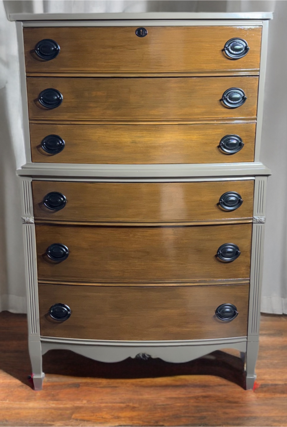 Refinished Dresser with Great Storage