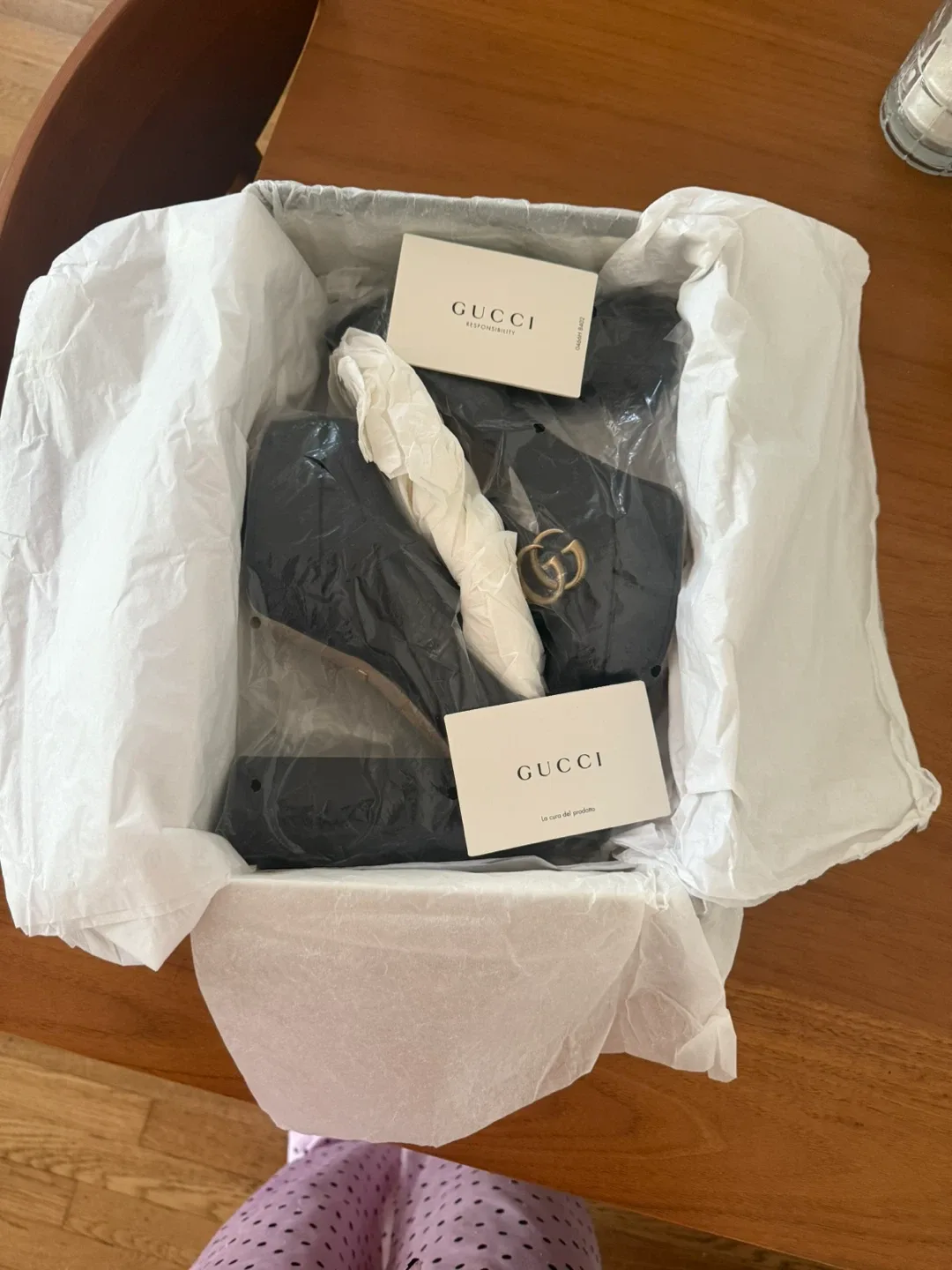 Gucci Malaga Black Leather Fringe Platform Pumps - Size 7 image indicator(8)