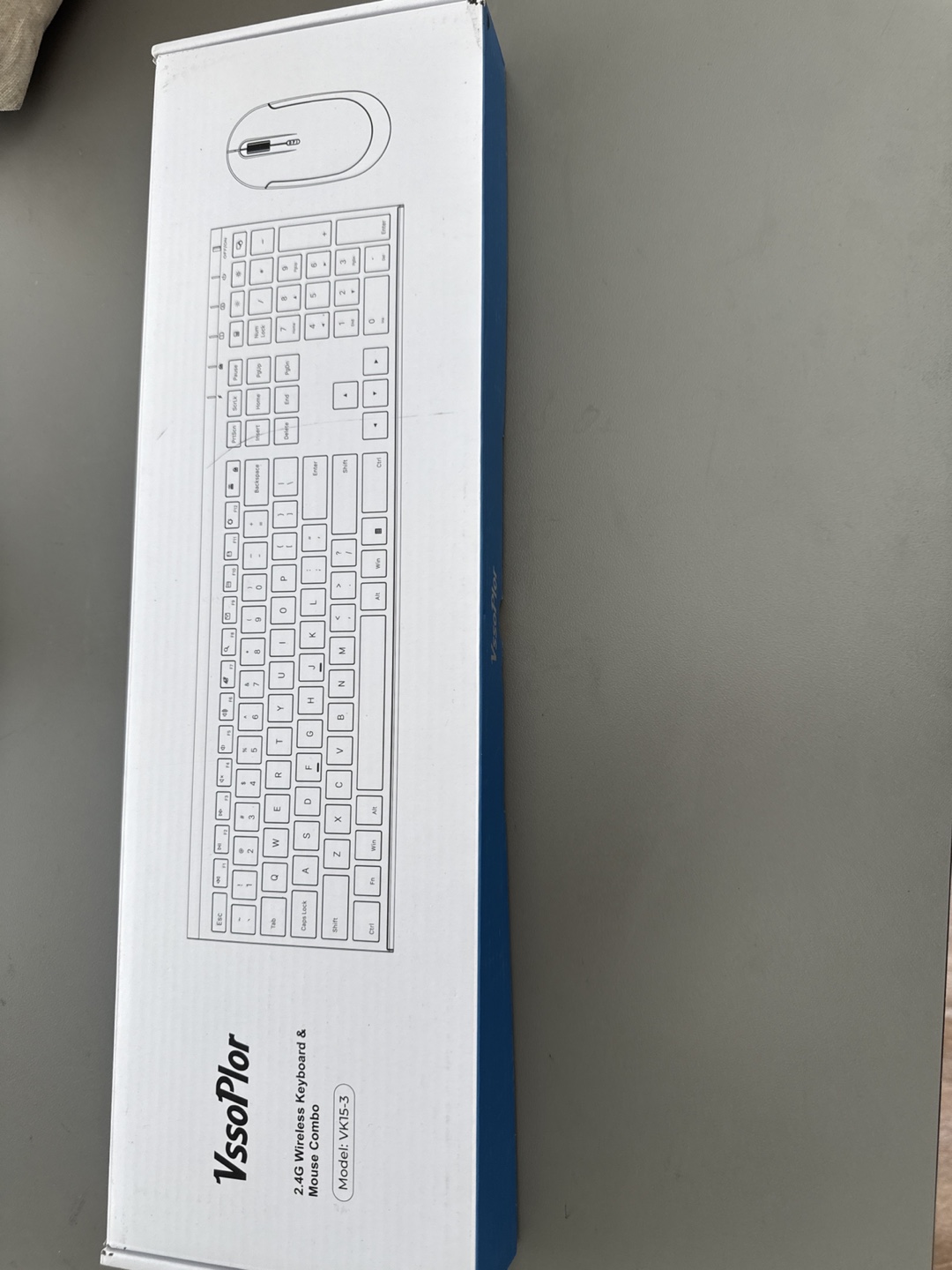 🥕Vssoplor 2.4 wireless keyboard and mouse