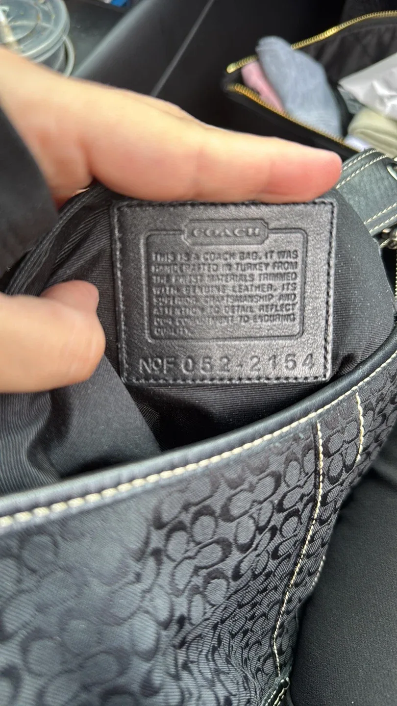 Vintage mini coach shoulder bag