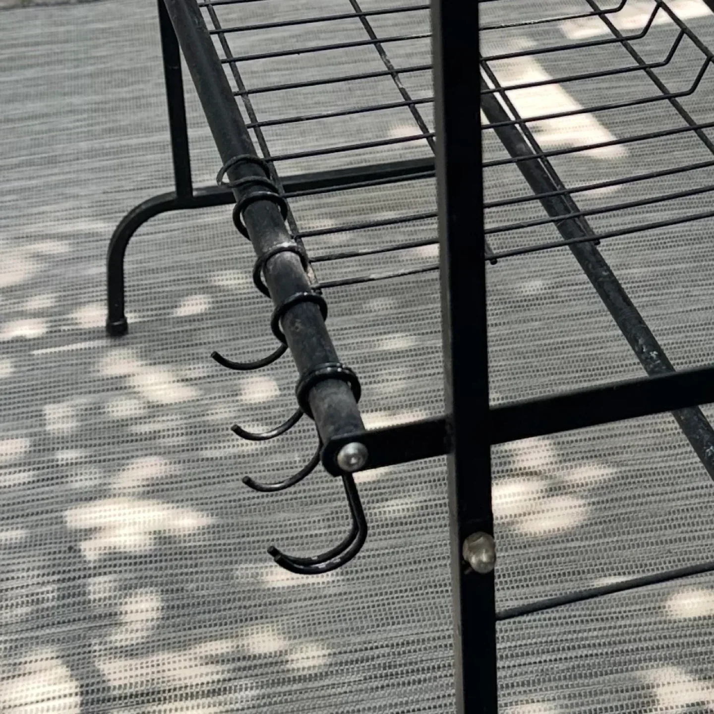 Black Metal Plant Stand / Shelving / Storage thumbnail