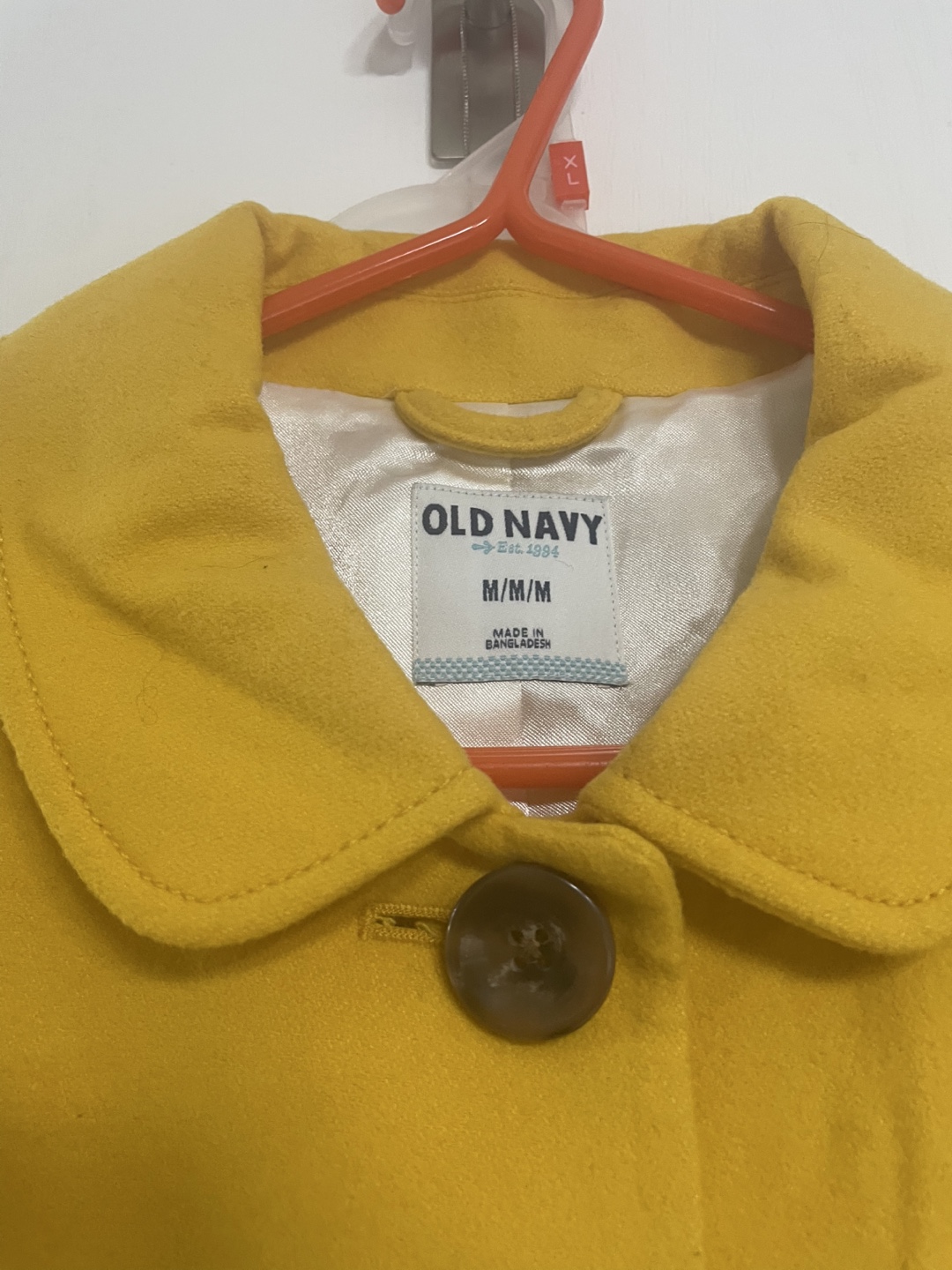 Old Navy Yellow Coat - Size M - photo 2