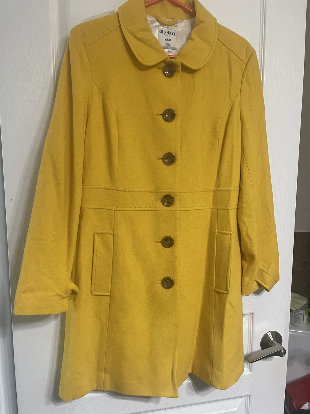 Old Navy Yellow Coat - Size M