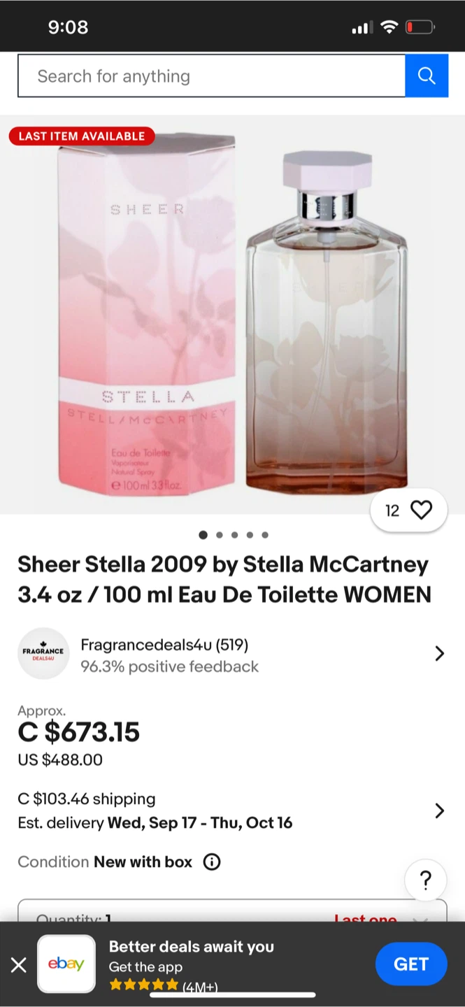 Stella McCartney Sheer Eau De Toilette 100ml - photo 4