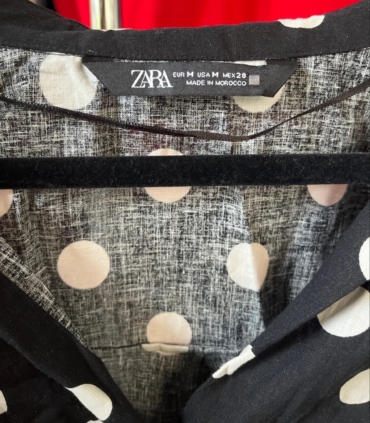 Zara Polka Dot Blouse image indicator(5)