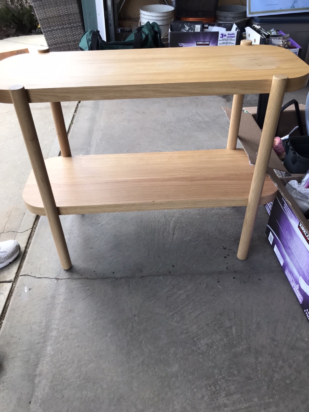 IKEA Listerby Console Table - Oak Veneer